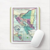 1856年ジョセリンによるニカラグアの政府地図 マウスパッド (マウス)