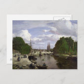 1857年クインパー港 ポストカード (正面/裏面)