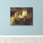 1857年、太陽の光 キャンバスプリント (インサイチュ (ウッドフロア))