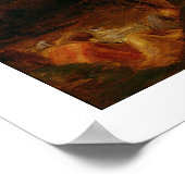 1858年の庭の苦悩(パネルの油) ポスター (角)