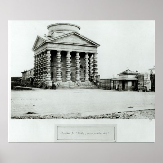 1858年～78年パリのバリーレデエトワール ポスター (正面)