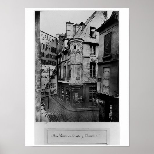 〒1858-781パリ市通ヴィエユデュテンプル ポスター (正面)
