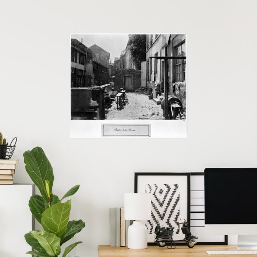 〒1858-788パリのビエーブルの銀行 ポスター (ホームオフィス)