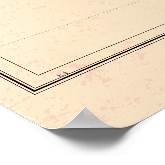 1858 Col. Waugh Everest & Deodanga Map Poster ポスター (角)