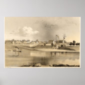 1859フォートスミス・アーカンソー・リトグラフ ポスター (正面)