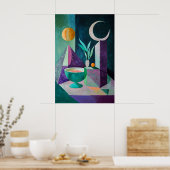 1859夢のような流れ ポスター (キッチン)