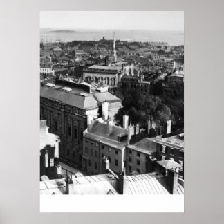 1859年ボストン南向き ポスター