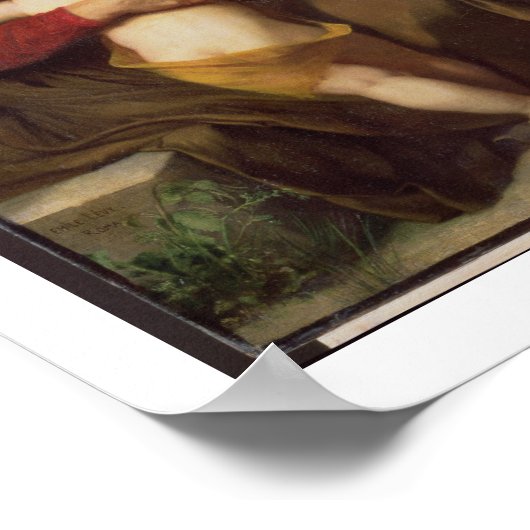 1859年ルースとナオミ(キャンバス油) ポスター (角)