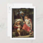 1859年ルースとナオミ(キャンバス油) ポストカード (正面/裏面)