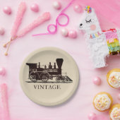 1859年蒸気列車 ペーパープレート (パーティー)