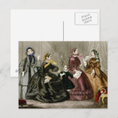 1859年10月 ファッション ポストカード (正面/裏面)