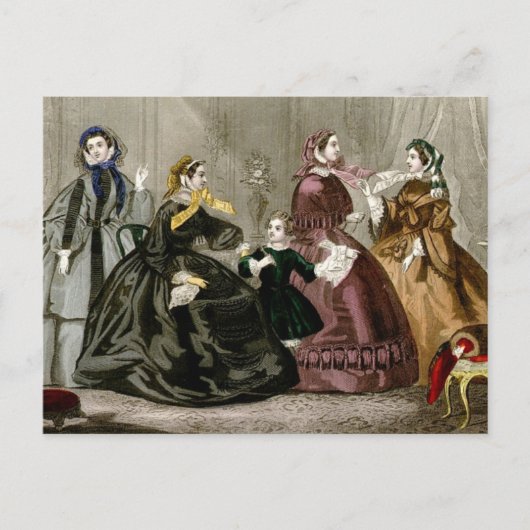 1859年10月 ファッション ポストカード (正面)