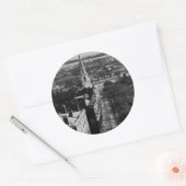 1859年：ボストンを州ハウスから眺める ラウンドシール (封筒)