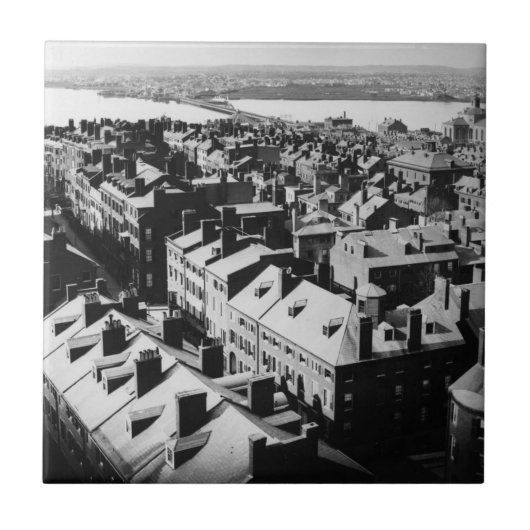 1859年: ボストン、マサチューセッツ市 タイル (正面)