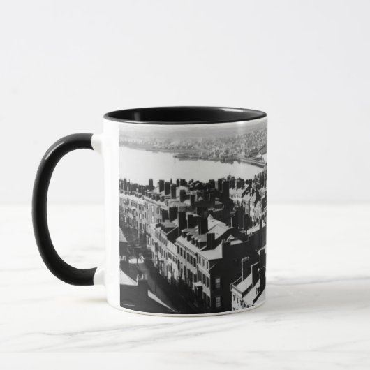 1859年: ボストン、マサチューセッツ市 マグカップ (左)