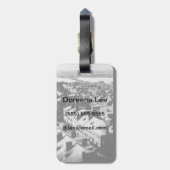 1859年: ボストン、マサチューセッツ市 ラゲッジタグ (裏面縦)