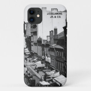 1859年: ワシントン州の通りの交通そして店 iPhone 11 ケース