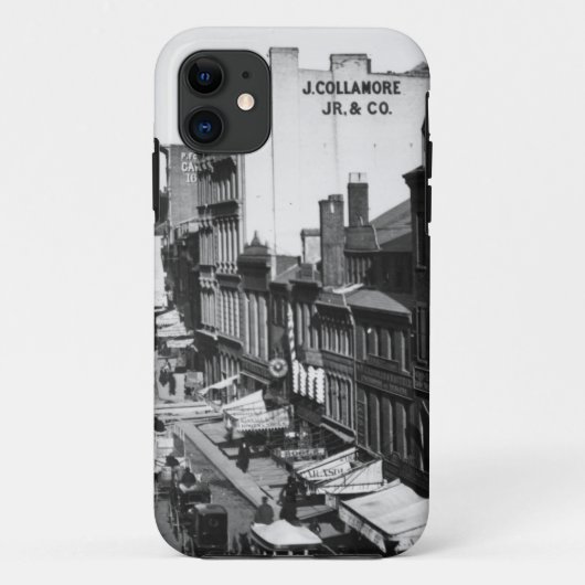 1859年: ワシントン州の通りの交通そして店 Case-Mate iPhoneケース (裏面)