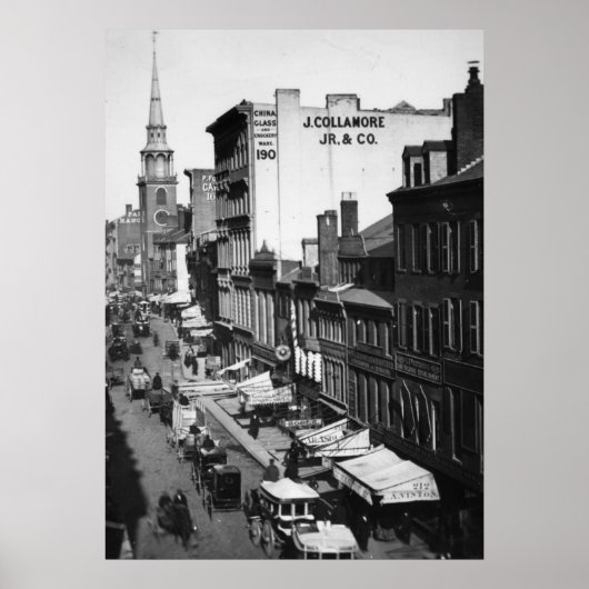 1859年：ワシントン通り ポスター (正面)