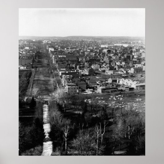 1859年:ワシントンDC、米国の首都 ポスター (正面)