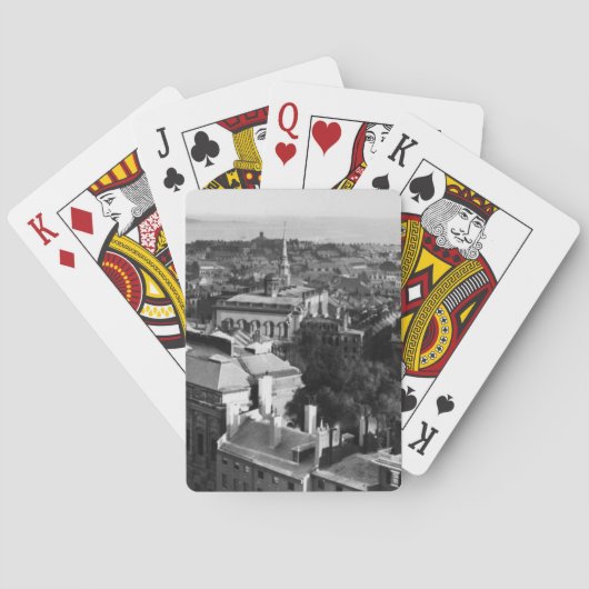 1859年:  見る南ボストンの眺め トランプ (裏面)