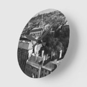 1859年:  見る南ボストンの眺め ラウンド壁時計 (傾斜)