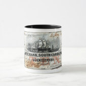 1860サウスカロライナ10ドル紙幣 マグカップ (中央)