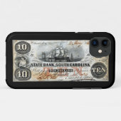 1860サウスカロライナ10ドル紙幣 Case-Mate iPhoneケース (裏面(横))
