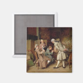 1860年の美術愛好家、画家 マグネット (正面/裏面)