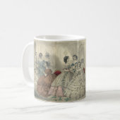 1860年ゴデイの花嫁と花嫁の友人のマグカップ コーヒーマグカップ (正面左)
