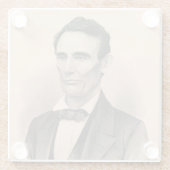 1860年リト選グラフ大統領 ガラスコースター (裏面)