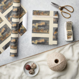 1860年代の石版画のヴィンテージの生活 ラッピングペーパー