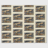 1860年代の石版画のヴィンテージの生活 ラッピングペーパー (フラット)