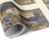 1860年代の石版画のヴィンテージの生活 ラッピングペーパー (ロールコーナー)