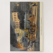 1860年代リトグラフヴィンテージの生活 ジグソーパズル (縦)