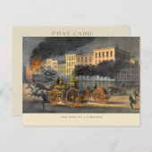 1860年代リトグラフヴィンテージの生活 ポストカード (正面/裏面)