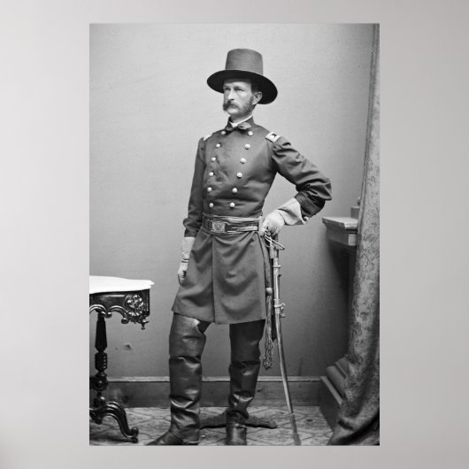 1860年代素晴らしの内戦の帽子 ポスター (正面)