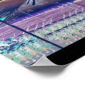 1860年代頃の富士山(修正色) ポスター (角)