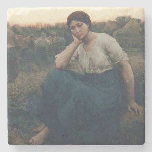 1860年均等になること ストーンコースター (正面)