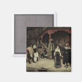 1860年、ファウストとマルグエライトの会合 マグネット (正面/裏面)