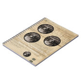 1860'素朴s YourDog Art Ephemeraカスタムプリント ノートブック (左側)