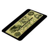 1860 Hingham Massachusetts 5ドル紙幣 マグネット (左側)