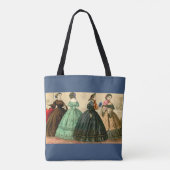 1861ドイツファッションプレート トートバッグ (裏面)