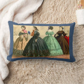 1861ドイツファッションプレート ランバークッション (ブランケット)