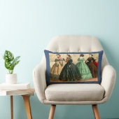 1861ドイツファッションプレート ランバークッション (椅子)