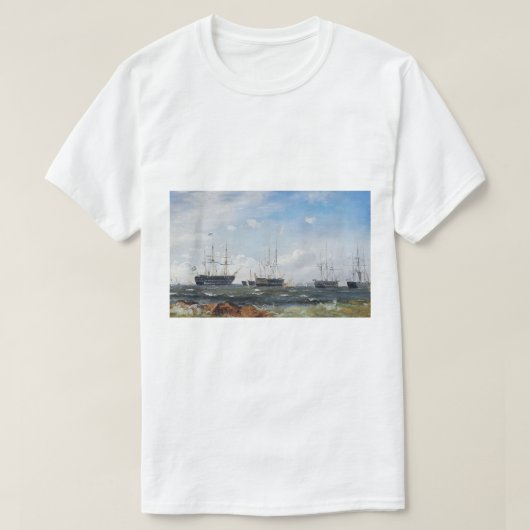 1861年の戦艦 Tシャツ (デザイン正面)