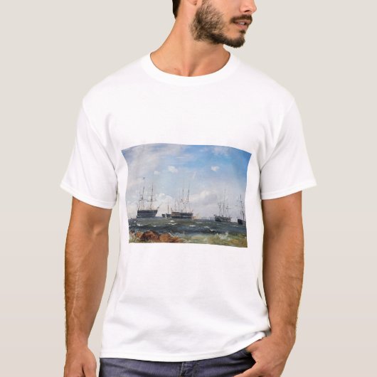 1861年の戦艦 Tシャツ (正面)