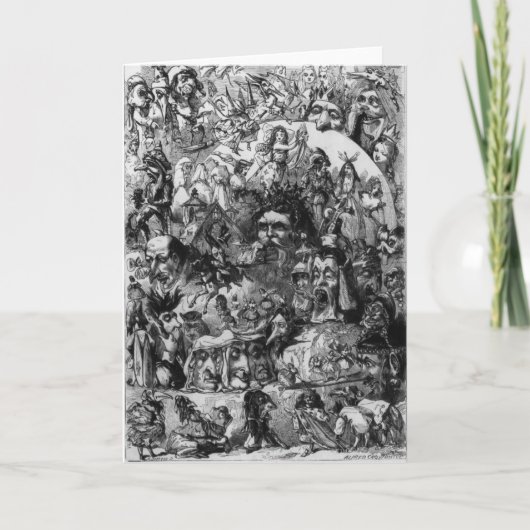 1861年: 「私が火で」見た何。 妖精 シーズンカード (正面)