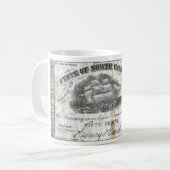 1862年のノースカロライナ50セントのノート コーヒーマグカップ (正面左)