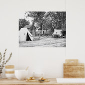 1862年南北戦争バトルフィールド病院 ポスター (キッチン)